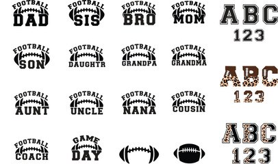 Football, mom, Player, Team, american flag, design, dad, family, brother, sister, aunt, grnadma, tow three players, custom name, usa flag, nana, steepdad, son, game day, font, alphabet letters, cousin © Sofiamastery