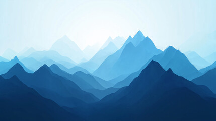 Obraz premium blue mountains background