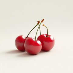 Fresh Red Cherry Trio Display