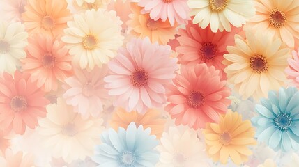 Vibrant floral photography a serene garden display of close-up flora in bright environments