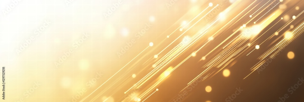 Poster bright golden light creating sparkles and shimmering effects in a soft background during a festive c