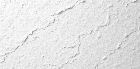 Obraz premium Wide panoramic view of white textured concrete header , surface, image