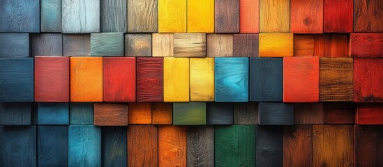 Colorful Wooden Laminate Samples Collection for Interior Design and Architecture Material Library Display