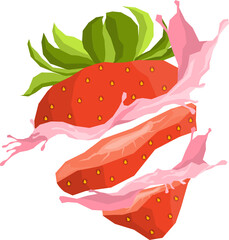 Fresh Fruit Illustration