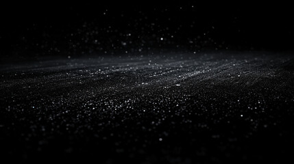 Dust like white highlights with a black background