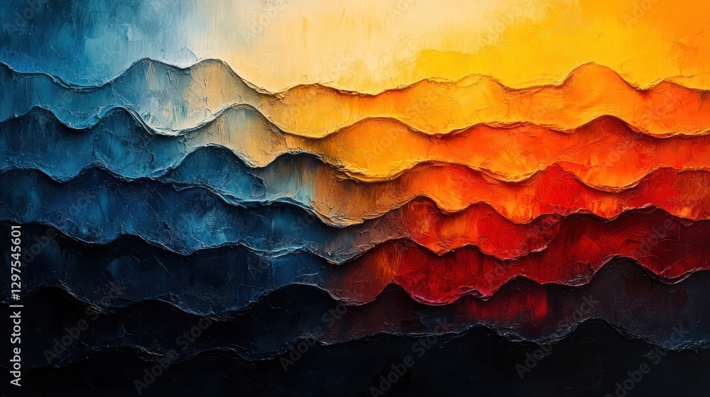 Poster vibrant abstract background with colorful texture and lens flare for modern artistic design