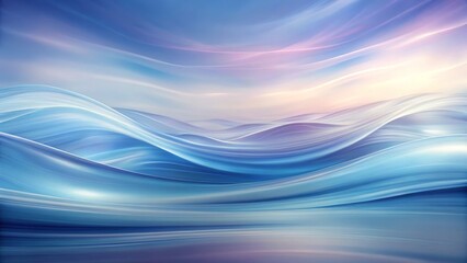 Serene Abstract Landscape of Flowing Hues and Gentle Curves in a Dreamlike Setting