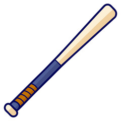 Baseball bat vector illustration
