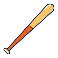 Baseball bat vector illustration

