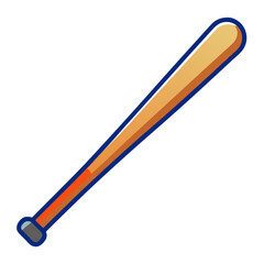 Baseball bat vector illustration
