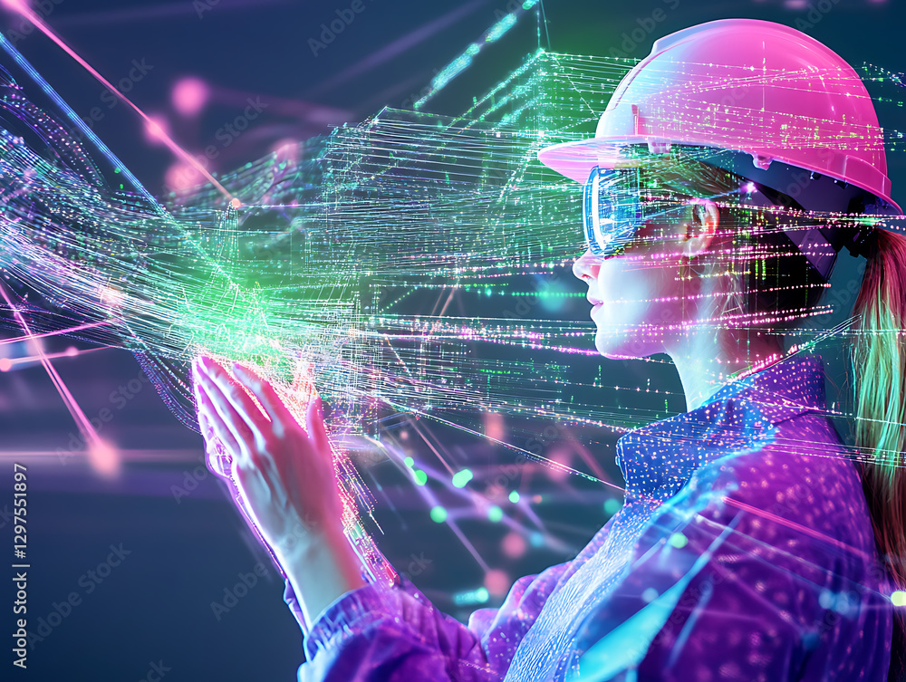 Poster innovative technology integration in engineering virtual environment digital content conceptual anal