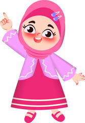 Muslim Character Illustration