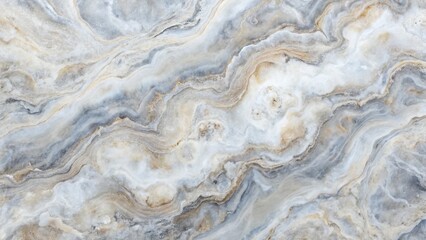 Obraz premium Elegant Abstract Marble Texture with Soft Gray and Beige Swirls