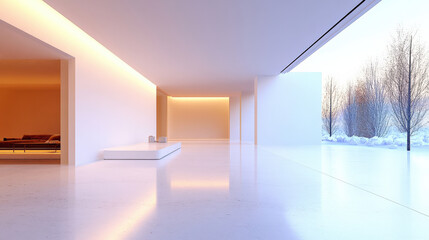 Modern and concise architectural appearance