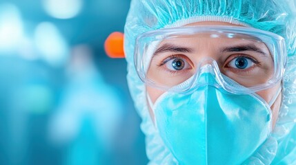 Supervisor Demonstrating Correct Procedures in a Clean Factory Environment