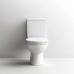 A sleek, modern white toilet against a minimalistic background, showcasing a contemporary design ideal for bathrooms.