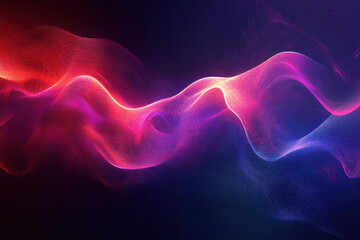 Fototapeta premium Vibrant abstract wave wallpapers in blue and purple hues, displaying dynamic movement and energy. A mesmerizing and modern design for digital backgrounds.