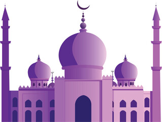 Purple Gradient Grand Mosque