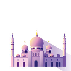 Purple Gradient Grand Mosque