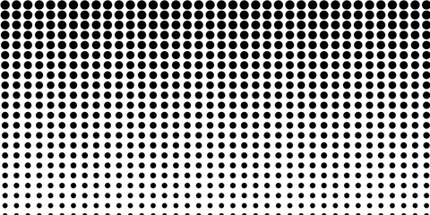 Basic halftone dots effect in black and white color. Halftone effect. Dot halftone. Black white halftone.Background with monochrome dotted