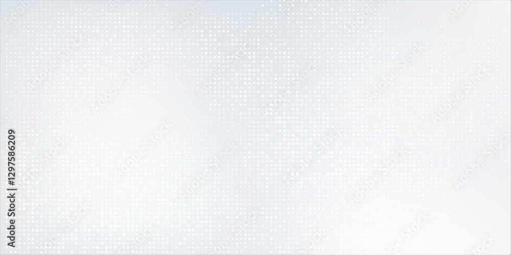 Poster abstract white fintech financial technology background pixel pattern. abstract business technology s