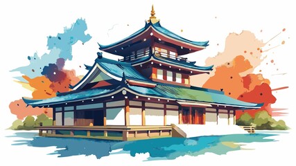 Fototapeta premium Discover the fascinating history of the Izumo region at the Shimane Museum of Ancient Izumo, a captivating museum that brings to life the artifacts and stories of this ancient civilization.