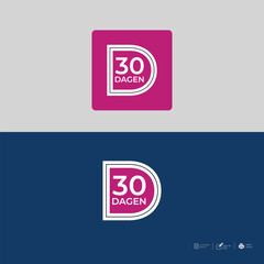 Logo template design icon