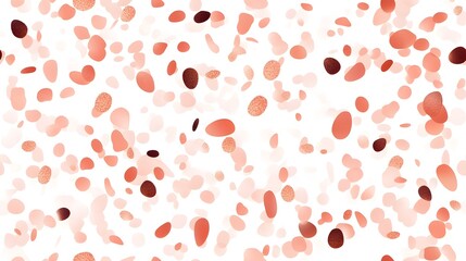 Elegant Rose Gold Confetti Seamless Pattern with Shimmering Metallic Texture