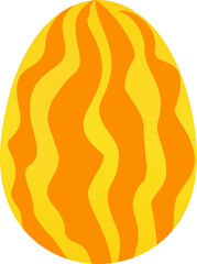 Colorful Cute Easter Egg Illustration