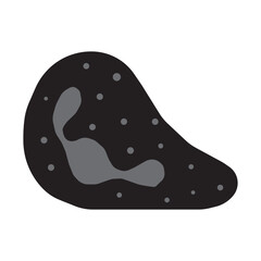 neutrophil crawling glyph icon