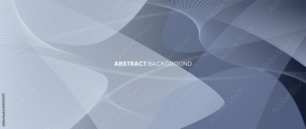 Poster abstract background with wave patterns in shades of gray. smooth and clean lines.