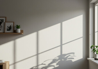 Modern Living Room with Framed Photography and Minimalist Furniture