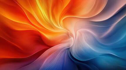 Obraz premium Colorful satin like wavy background