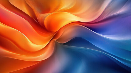 Obraz premium Colorful satin like wavy background