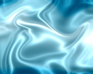 Glowing light blue fabric texture for design artwork background, with beautiful silk pattern