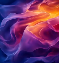Futuristic Fluid Abstract Design, Generative AI