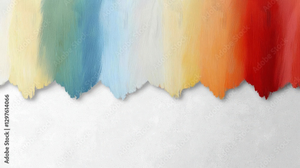 Poster abstract colorful paint strokes background texture