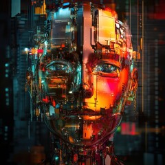 Advanced AI technology in business