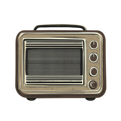 Fototapeta premium Vintage radio design evokes nostalgia and charm