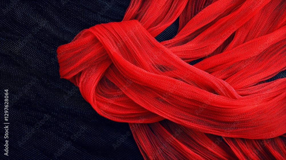 Poster red fabric texture abstract draped mesh elegant background passionate design