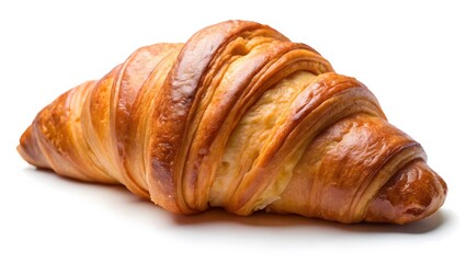 Fototapeta premium Golden Brown Croissant