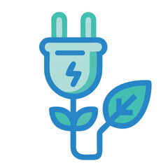 Solar Power Green Energy Plug Renewable