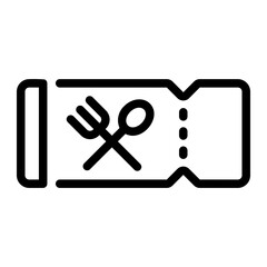 discount coupon Line Icon