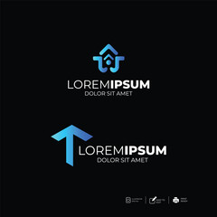 Logo template design ideas vector