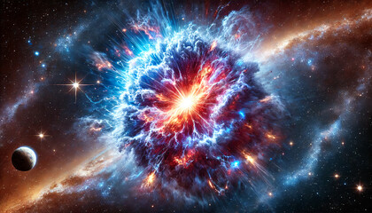 Supernova, phenomenon in which a star explodes at the end of its life, releasing enormous energy