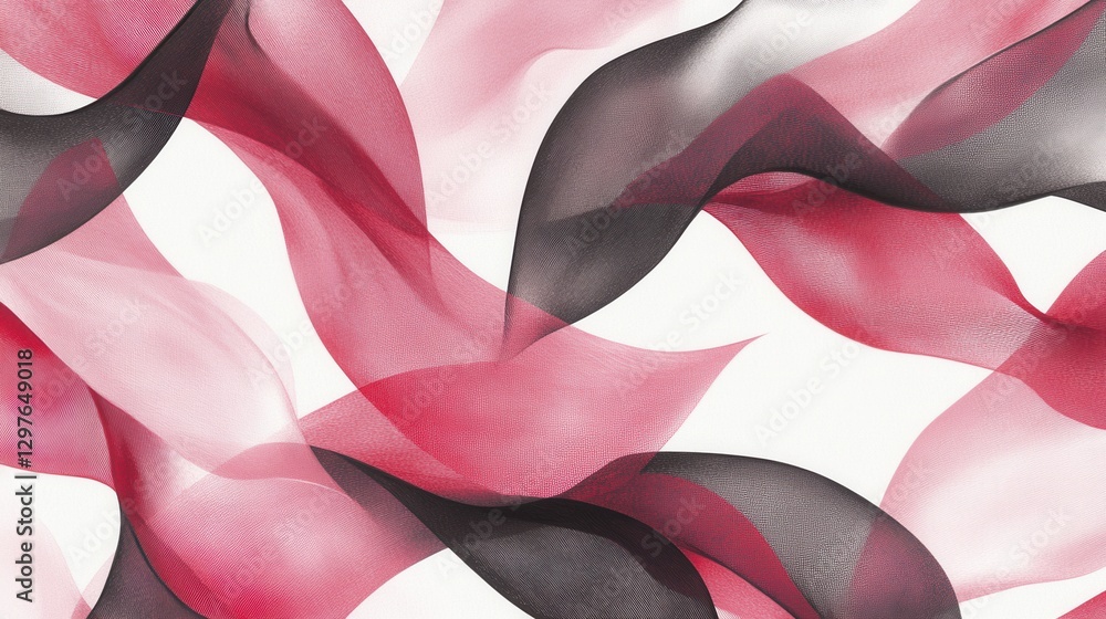 Poster artistic patterns with dynamic lines on white background
