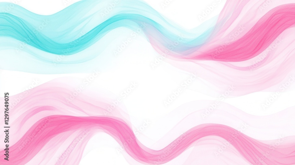 Poster Beautiful Patterns with Dynamic Lines on White Background
