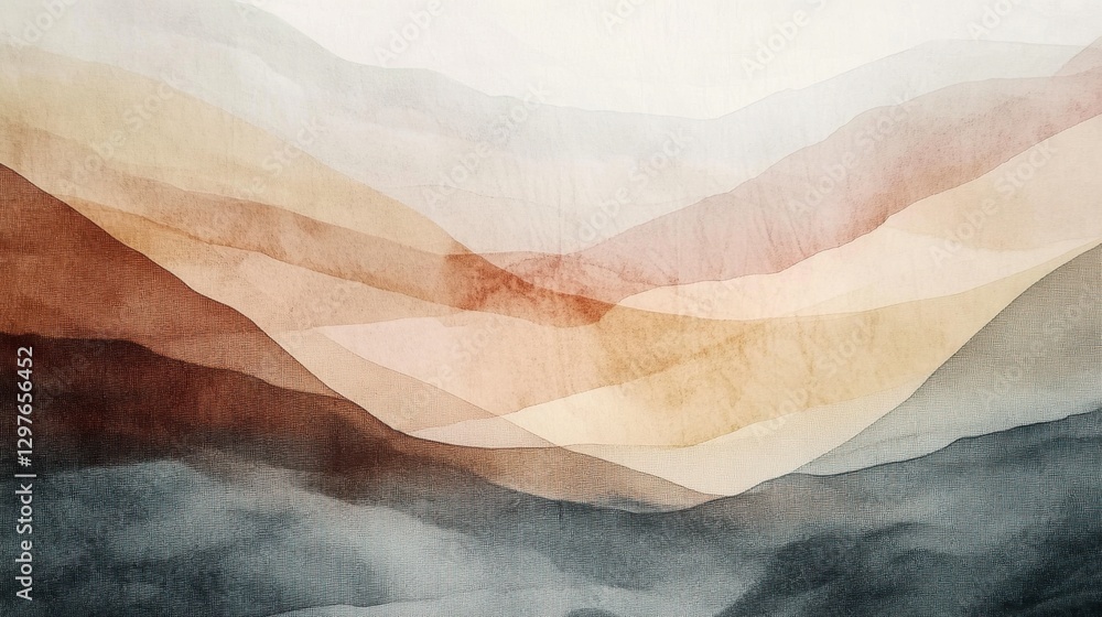 Poster dynamic abstract patterns in natural light