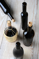 Assorted Wine Bottles