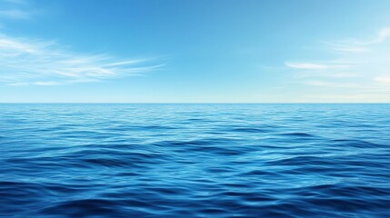 Expansive ocean view coastal scene digital illustration serene environment aerial perspective midjourney concept